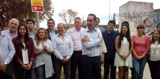 En el cierre de campaña, Tagliaferro confirmó el Metrobus