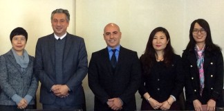 Spalletti se reunió con autoridades de Educación de China