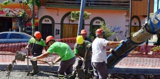 San Fernando renueva el pavimento de Avellaneda