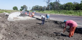Avanza puesta en valor de la Ruta 201 en El Palomar