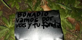 Bomba casera y mensajes intimidatorios en Villa Bosch