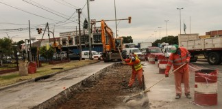 Comenzó la obra del Metrobus en Morón