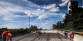 La reparación del Puente Lebensohn avanza hacia su tramo final