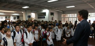 Posse participó del inicio de clases