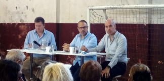 Valenzuela y Larreta, mano a mano con vecinos de Sáenz Peña