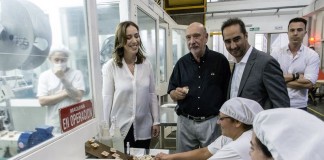 Vidal y Tagliaferro visitaron empresa en La Cantábrica