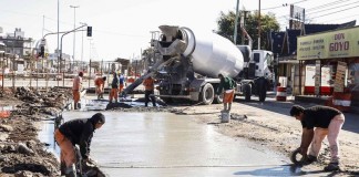 Detalles del avance del Metrobus en Morón