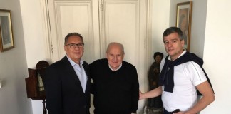 Descalzo y Zabaleta acordaron trabajo conjunto con el obispo de Morón