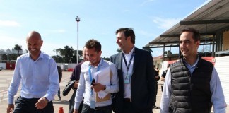 Tagliaferro y Dietrich recorrieron el Aeropuerto de El Palomar