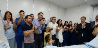 Zabaleta inauguró un tomógrafo y dejó mensajes políticos