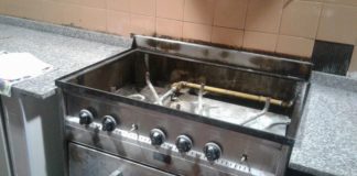 Incendio de cocina en una escuela de Villa Bonich