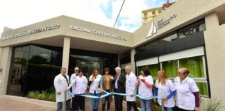 Andreotti inauguró un centro de salud y vacunatorio
