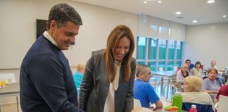 Vidal y Jorge Macri recorrieron el nuevo geriátrico municipal