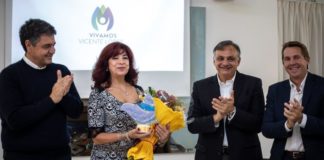 Distinguieron a Silvia Irigaray, de Madres del Dolor