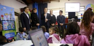 Macri y Vidal presentaron “Aprender conectados” en 3F