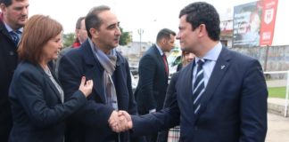 Tagliaferro recorrió el Barrio Carlos Gardel junto con Patricia Bullrich