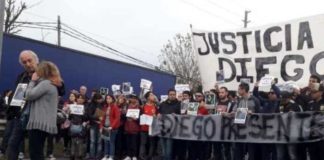 Detuvieron a dos policías por la muerte de Diego Cagliero