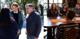 El tour de Vidal pasó por Ituzaingó y San Martín