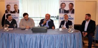 Debandi y De Mendiguren se reunieron con empresarios locales