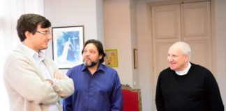 El obispo de Morón recibió a Lucas Ghi