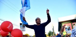 Tagliaferro cerró campaña con la “Caravana de la esperanza”