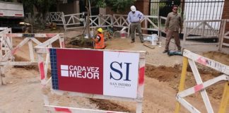 Más vecinos de Beccar acceden al servicio cloacal