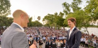 Nueva costanera municipal y jura de Juan Andreotti