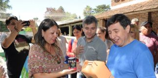 Arroyo y Zabaleta visitaron merendero en Hurlingham
