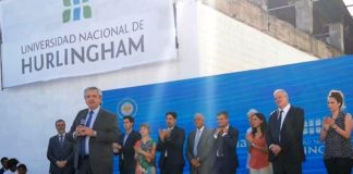 Alberto Fernández inauguró obras en la UNAHUR