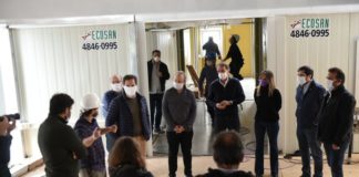 Valenzuela y Katopodis visitaron el Hospital Modular de Emergencia