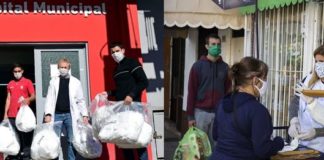 Donaciones de barbijos caseros en SI, SF y Morón