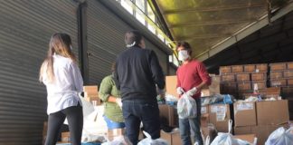 El intendente Andreotti agradeció donación de alimentos