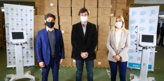 Provincia entregó dos respiradores para el Hospital de Morón