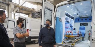 Vicente López incorporó una ambulancia anti Covid -19