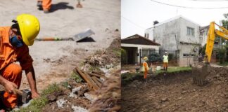 Obras de pavimentación en Vilo y San Isidro