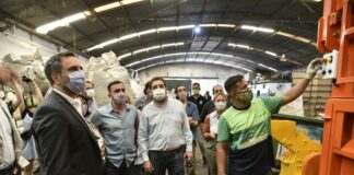 Moreira y Cabandié recorrieron espacios de reciclado