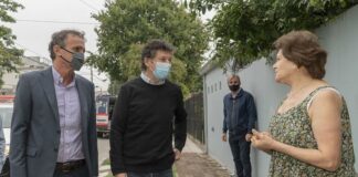 Posse y Katopodis recorrieron pavimentos nuevos en SI