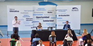 Presentaron la Mesa Educativa de San Martín