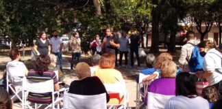 Referentes radicales participaron de actividad saludable en 3F