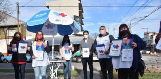 Fernando Moreira participó en operativo de la campaña de vacunación