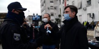 Ghi y Berni encabezaron acto con policías