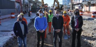 Ghi y Katopodis recorrieron obras en Morón