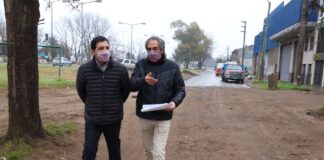 Nuevas obras en la Colectora de Ruta 8