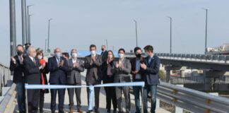Inauguraron los puentes vehiculares de Ituzaingó