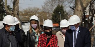 Autoridades supervisaron la puesta en valor de la estación El Palomar