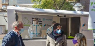 Juan Andreotti presentó un nuevo Móvil de Hisopados Municipal
