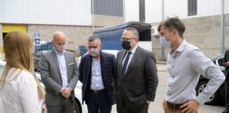 Ghi y Kulfas visitaron una Pyme de Haedo