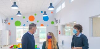 Juan Andreotti y Katopodis inauguraron Jardín de Infantes en Villa Jardín