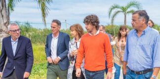 Autoridades inauguraron la renovación de la Ruta 197