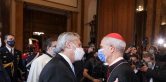 Inédito: Alberto Fernández participó del Tedeum en la Catedral